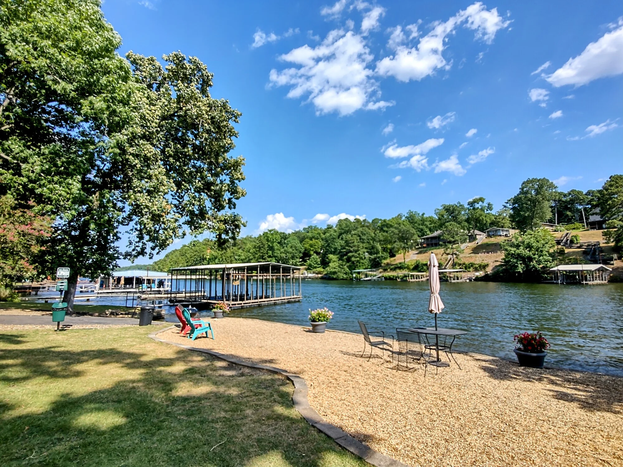 beach on the river